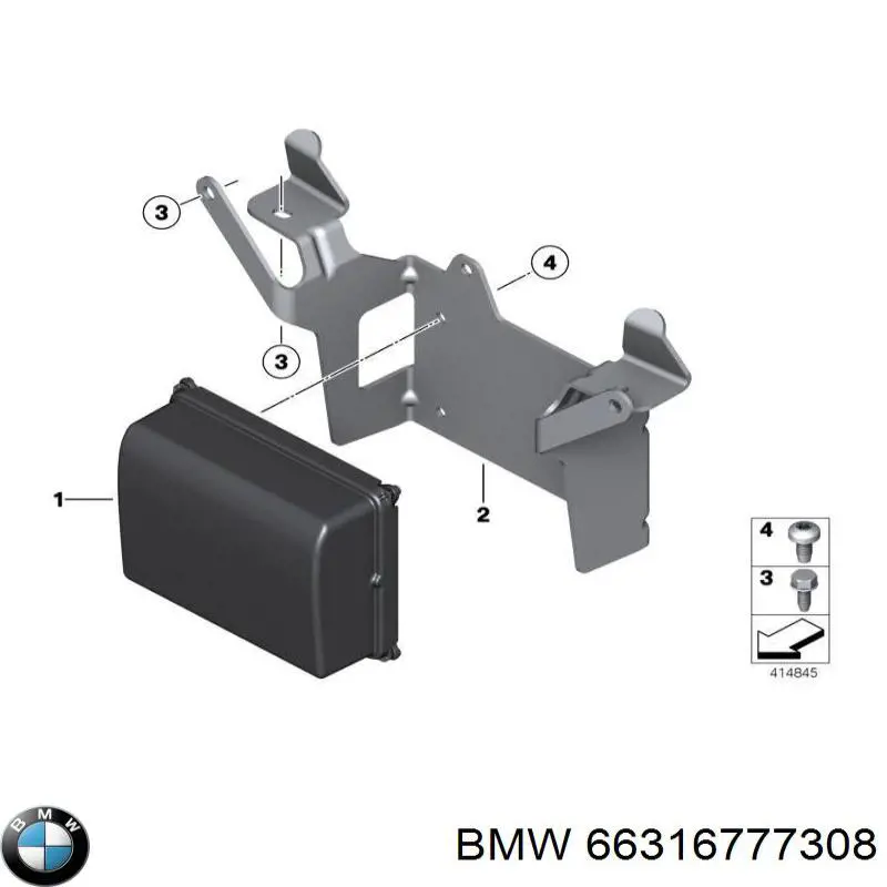 Купить 66316777308 BMW Пистон крепления подкрылок