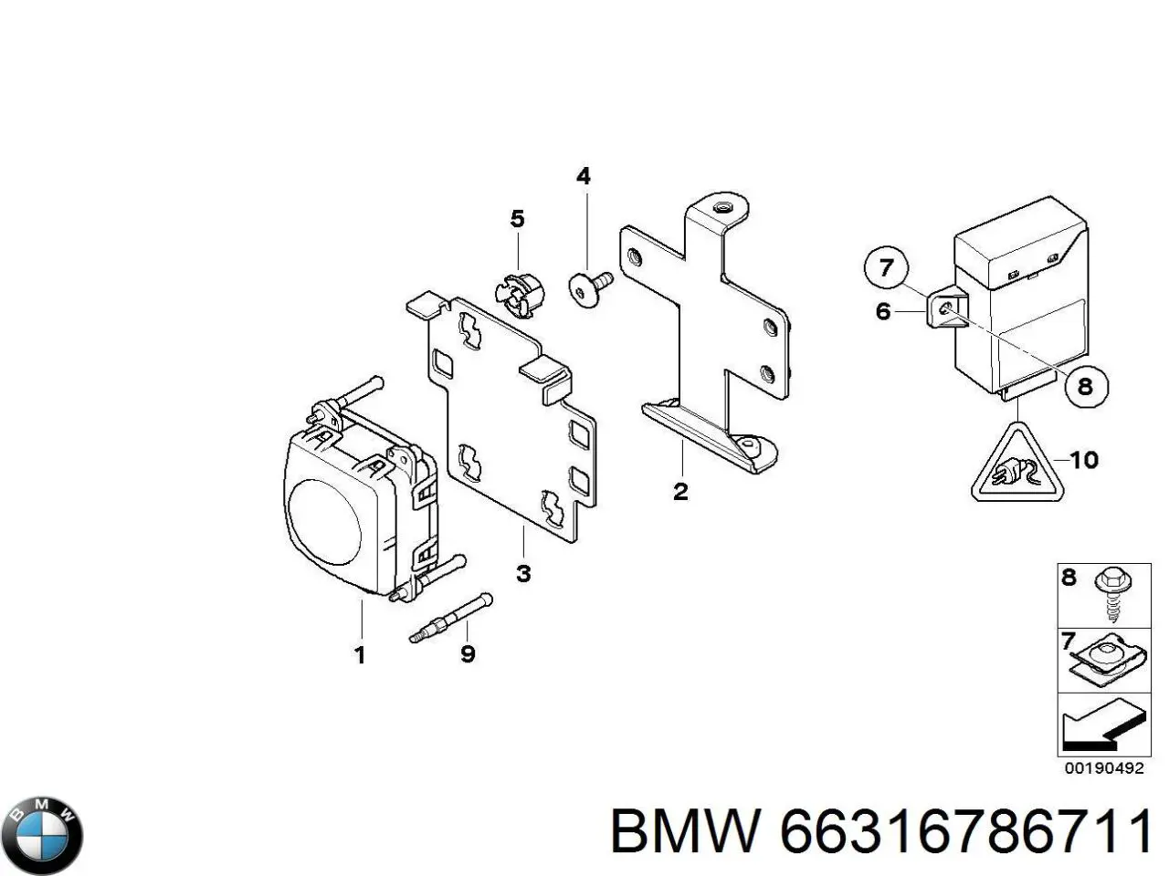  BMW 66316786711 цена, от 80.44 USD