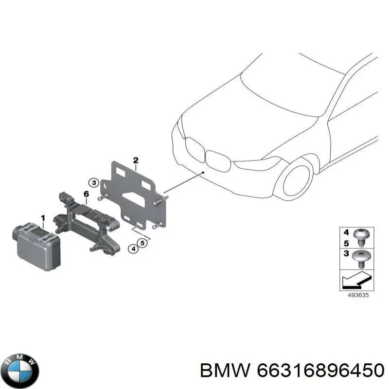  BMW 66316898190 цена, от 255.08 USD