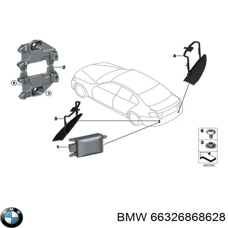  BMW 66326881633 цена, от 132.62 USD