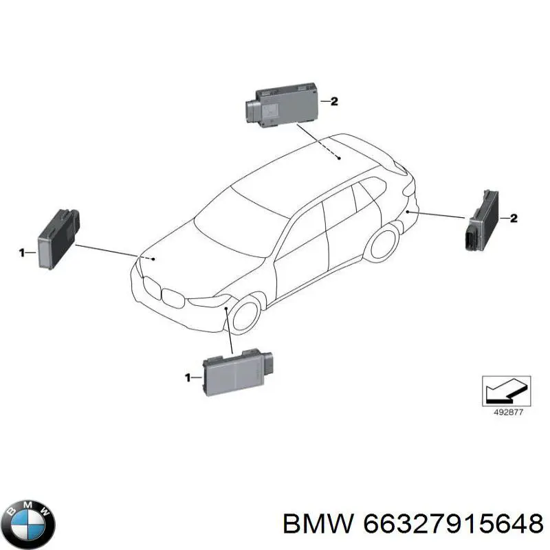 66325A1BCD9 BMW 