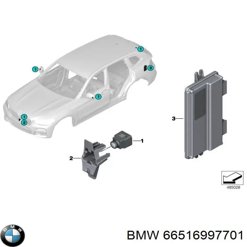  BMW 66516997701 цена, от 340.81 USD