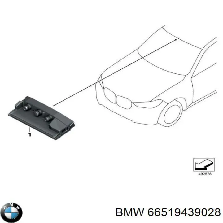  BMW 66515A03277 цена, от 158.37 USD