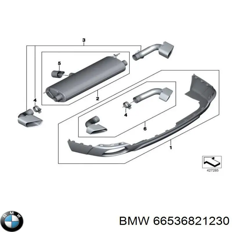 Купить 66536997903 BMW Камера заднего вида