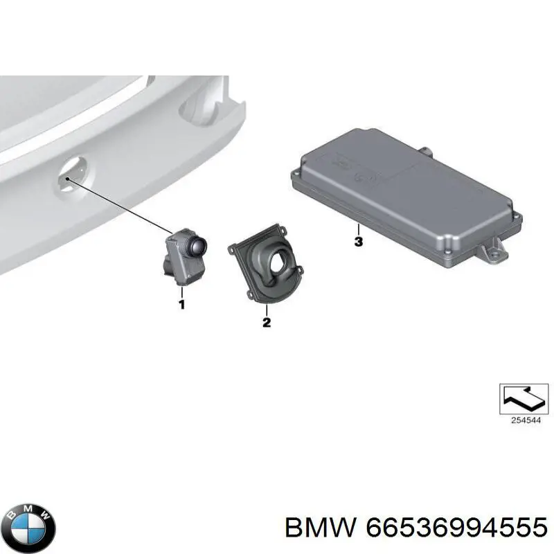 Купить 66539200567 BMW Модуль управления камерой