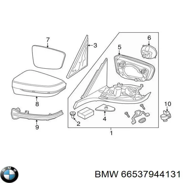Купить 66537944131 BMW Камера заднего вида