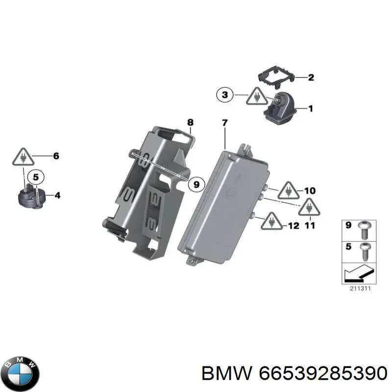  BMW 66539220695 цена, от 60.92 USD