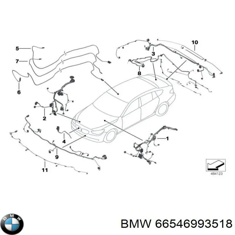 Купить 66549341066 BMW 