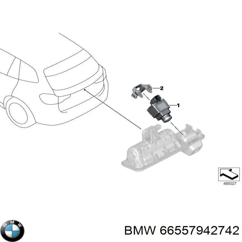 66557942742 BMW Камера системы обеспечения видимости