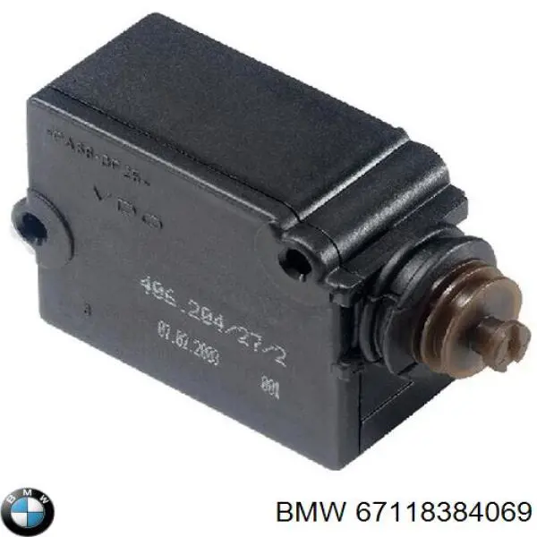 67118384069 BMW Актуатор замка задней двери