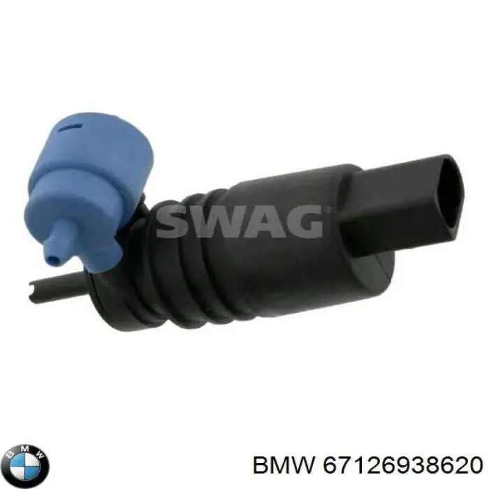 67126938620 BMW насос-мотор омывателя стекла переднего/заднего