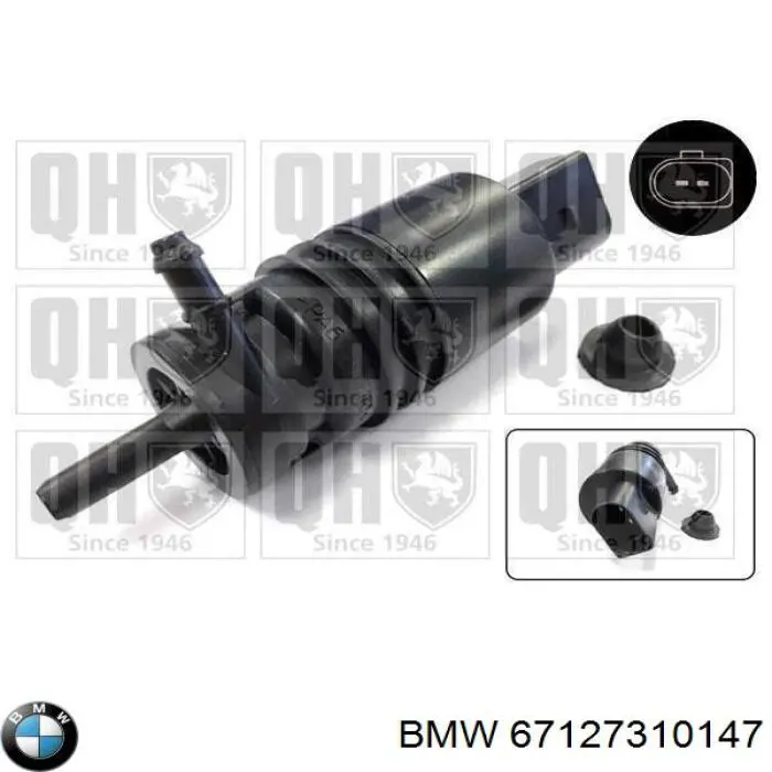 67127310147 BMW Мотор омывателя лобового стекла
