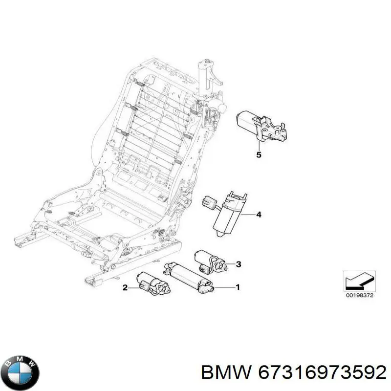  BMW 67316973592 цена, от 25.40 USD