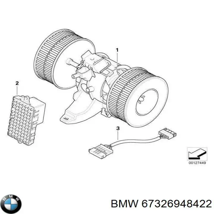 Реле отопителя BMW 67326948422 цена, от 55.40 USD