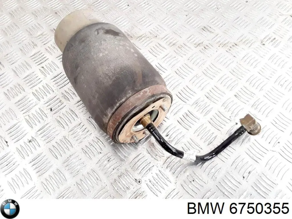 6750355 BMW coxim pneumático (suspensão de lâminas pneumática do eixo traseiro)