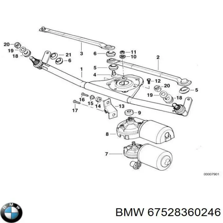  BMW 67528360246 цена, от 492.95 USD