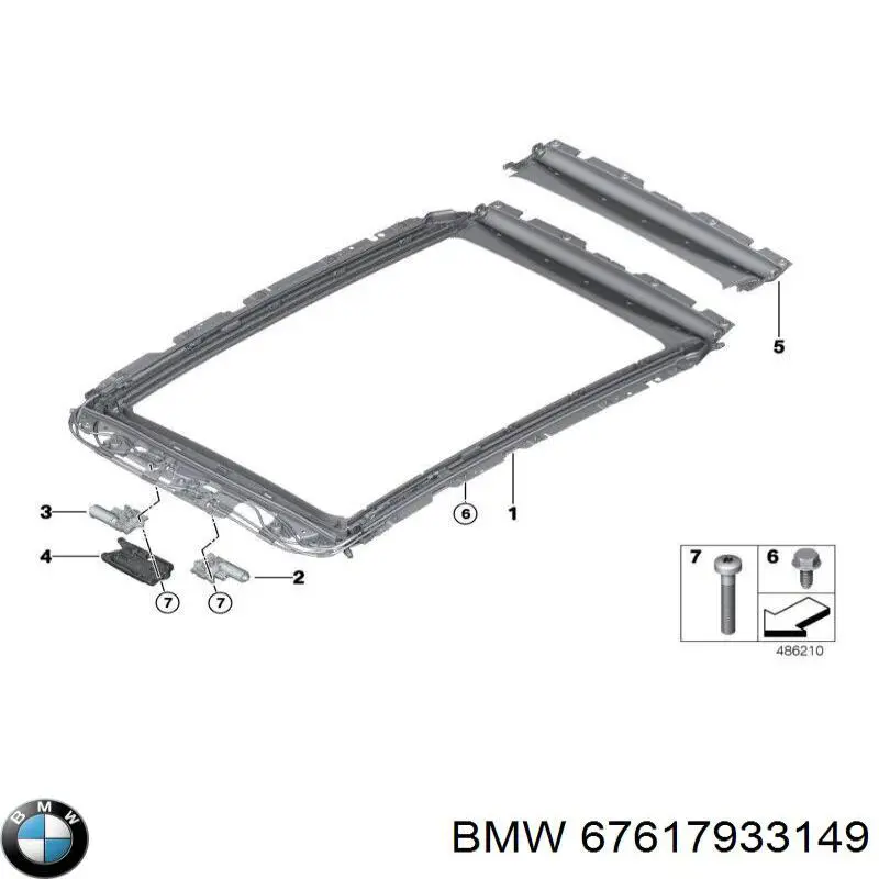 Мотор привода люка BMW 67617933149 цена, от 45.20 USD