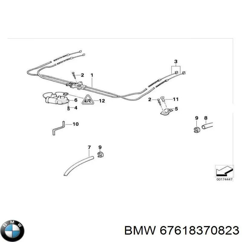 Мотор привода люка BMW 67618370823 цена, от 69.98 USD