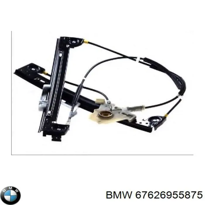 Мотор стеклоподъемника двери передней левой 67626955875 BMW