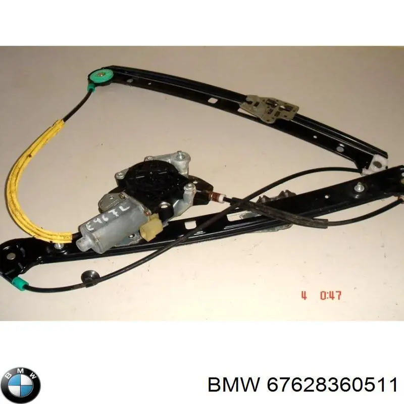 Мотор стеклоподъемника двери передней левой 67628360511 BMW
