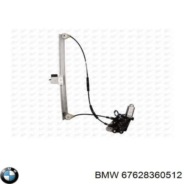 Мотор стеклоподъемника двери передней, правой BMW 67628360512