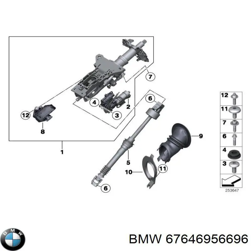  67646956696 BMW