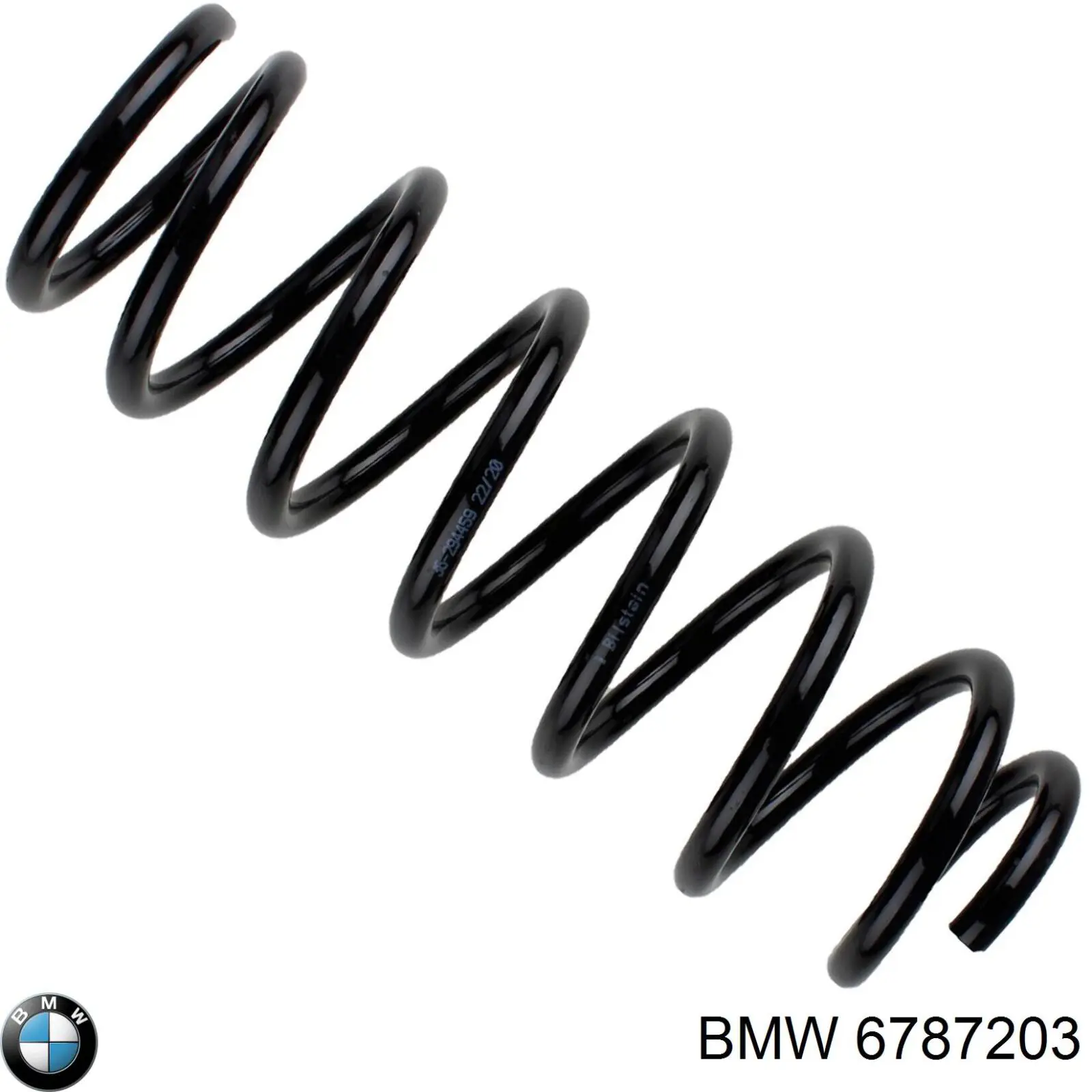 6787203 BMW Пружина подвески задняя