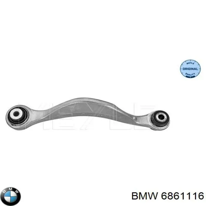 6861116 BMW braço oscilante superior direito de suspensão traseira