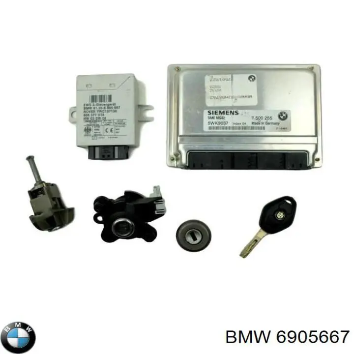 6905667 BMW Модуль управления иммобилайзера (ЭБУ)