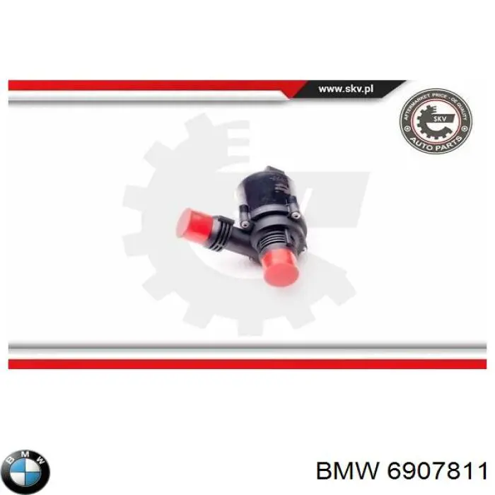 6907811 BMW помпа водяная (насос охлаждения, дополнительный электрический)