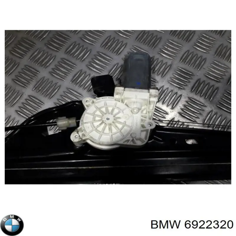 6922320 BMW мотор стеклоподъемника двери задней правой