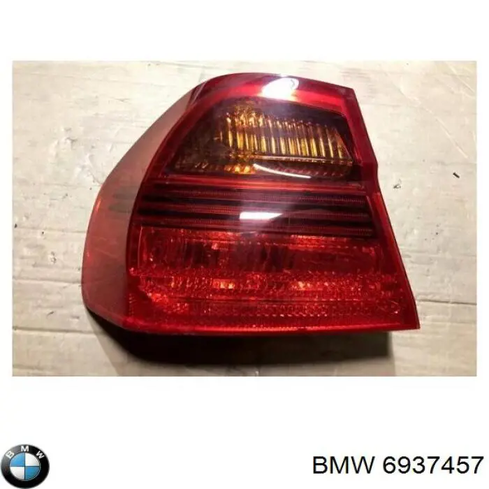 6937457 BMW lanterna traseira esquerda externa