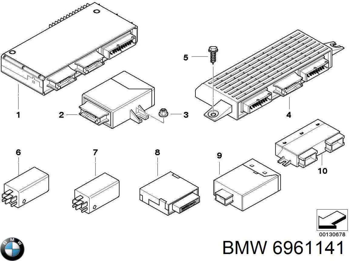 Модуль "Диагностический интерфейс" 6961141 BMW