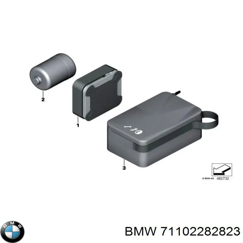 Купить 71102282823 BMW Насос для колес