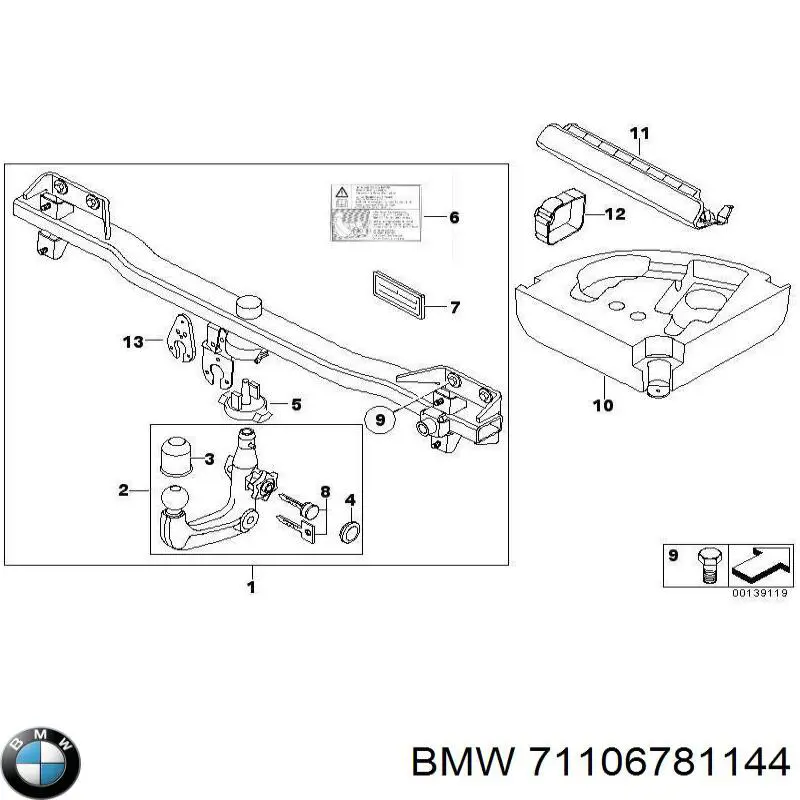  BMW 71106781144