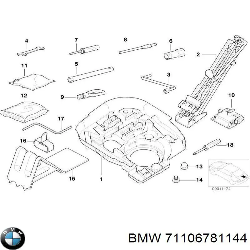 71106781144 BMW 