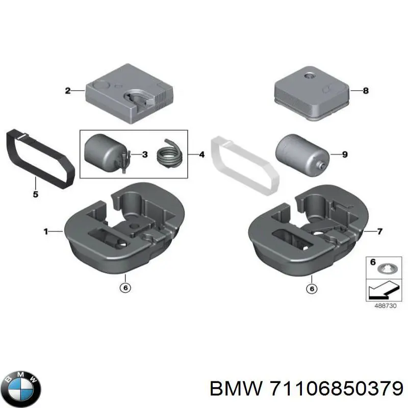 Купить 71106850379 BMW Антипрокол для ремонта и накачки шин