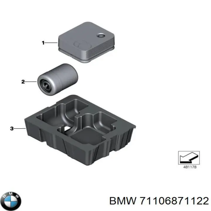 Герметик для шин 71106871122 BMW