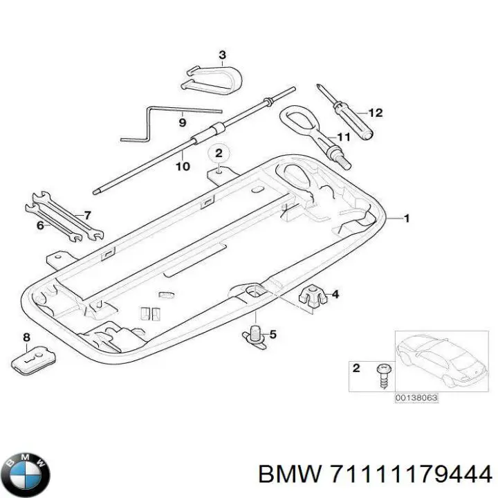 Купить 71111179444 BMW Пробка поддона двигателя