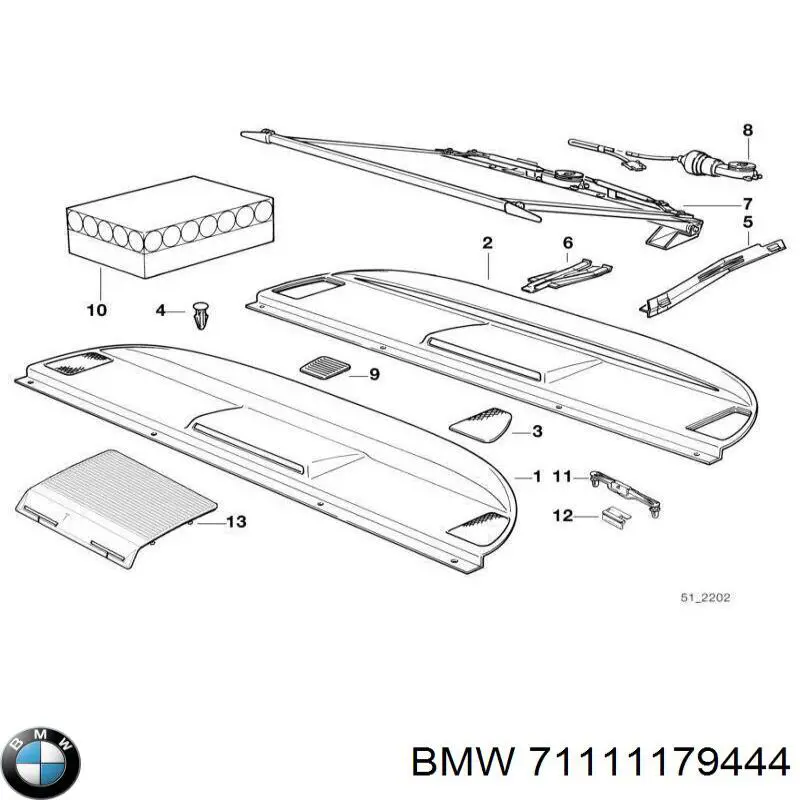 71111179444 BMW Пробка поддона двигателя
