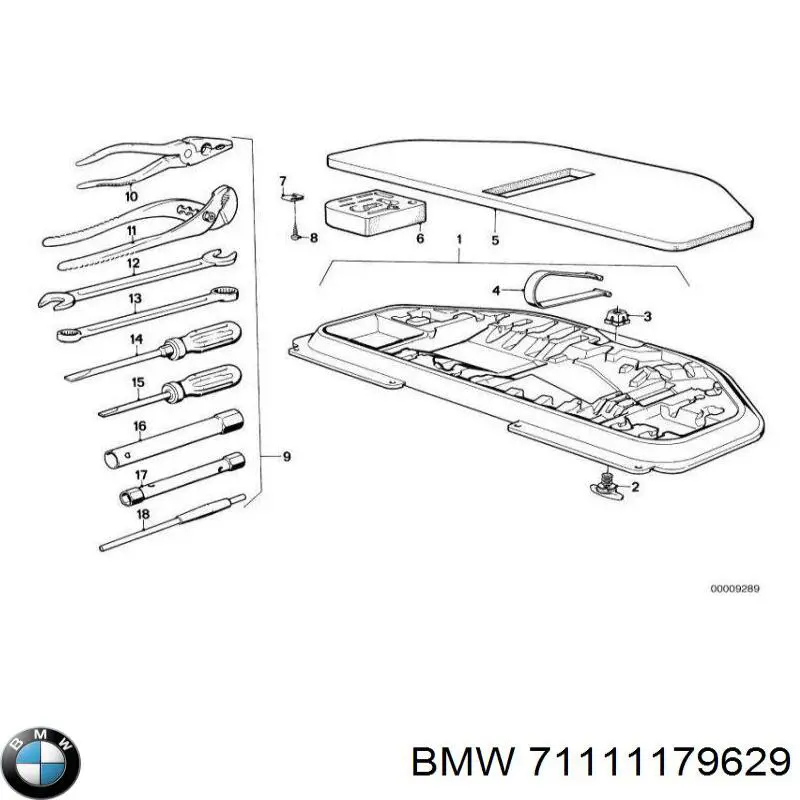 Отвертка BMW 71110396790