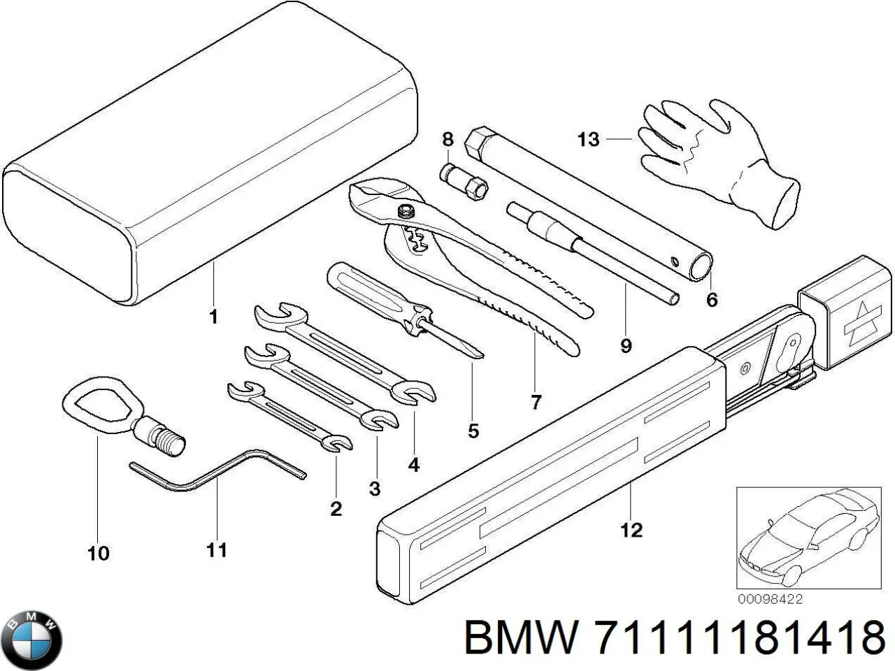  BMW 71111181418 цена, от 43.06 USD