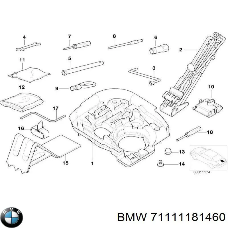  71111181460 BMW