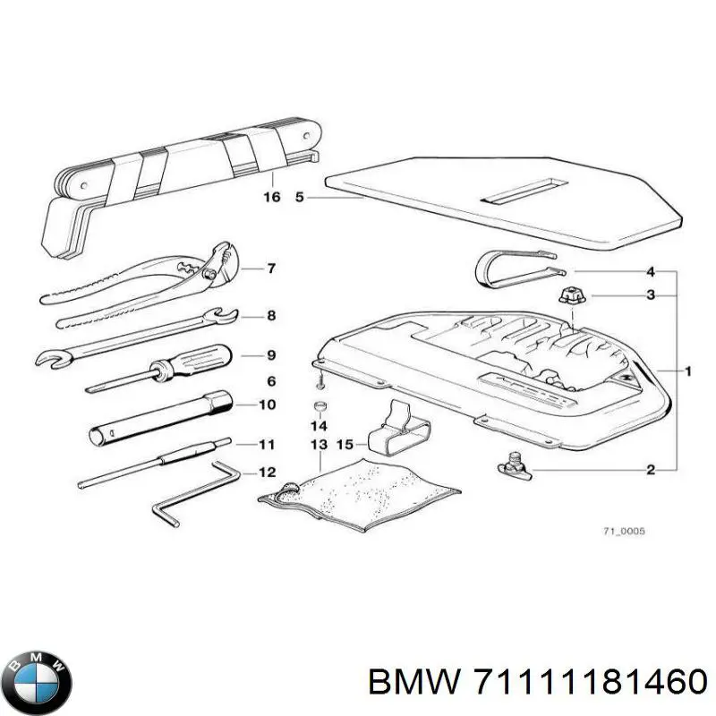 Купить 71111181460 BMW 