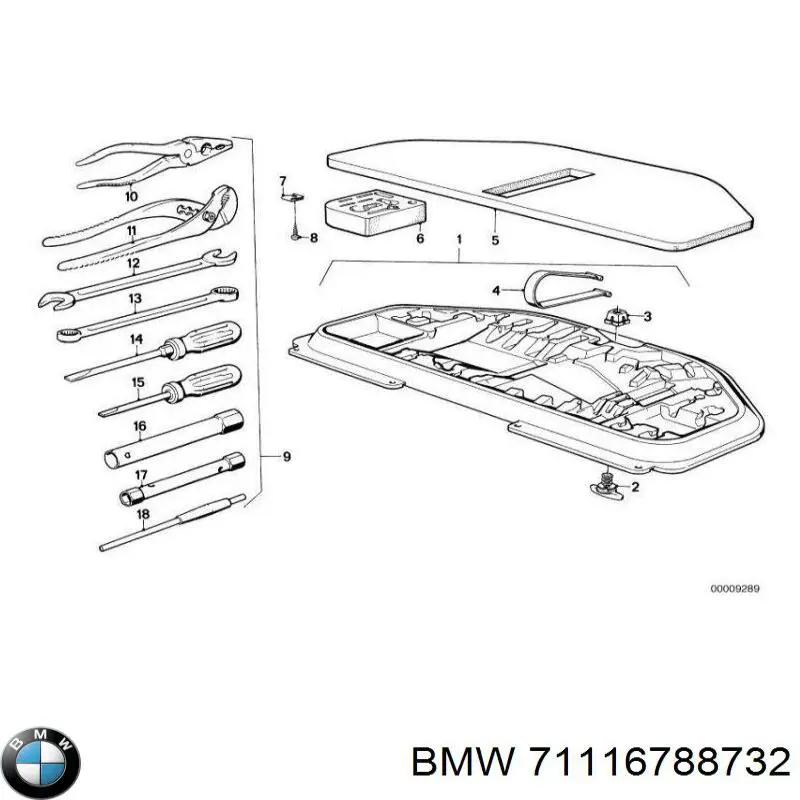 Купить 71116788732 BMW 