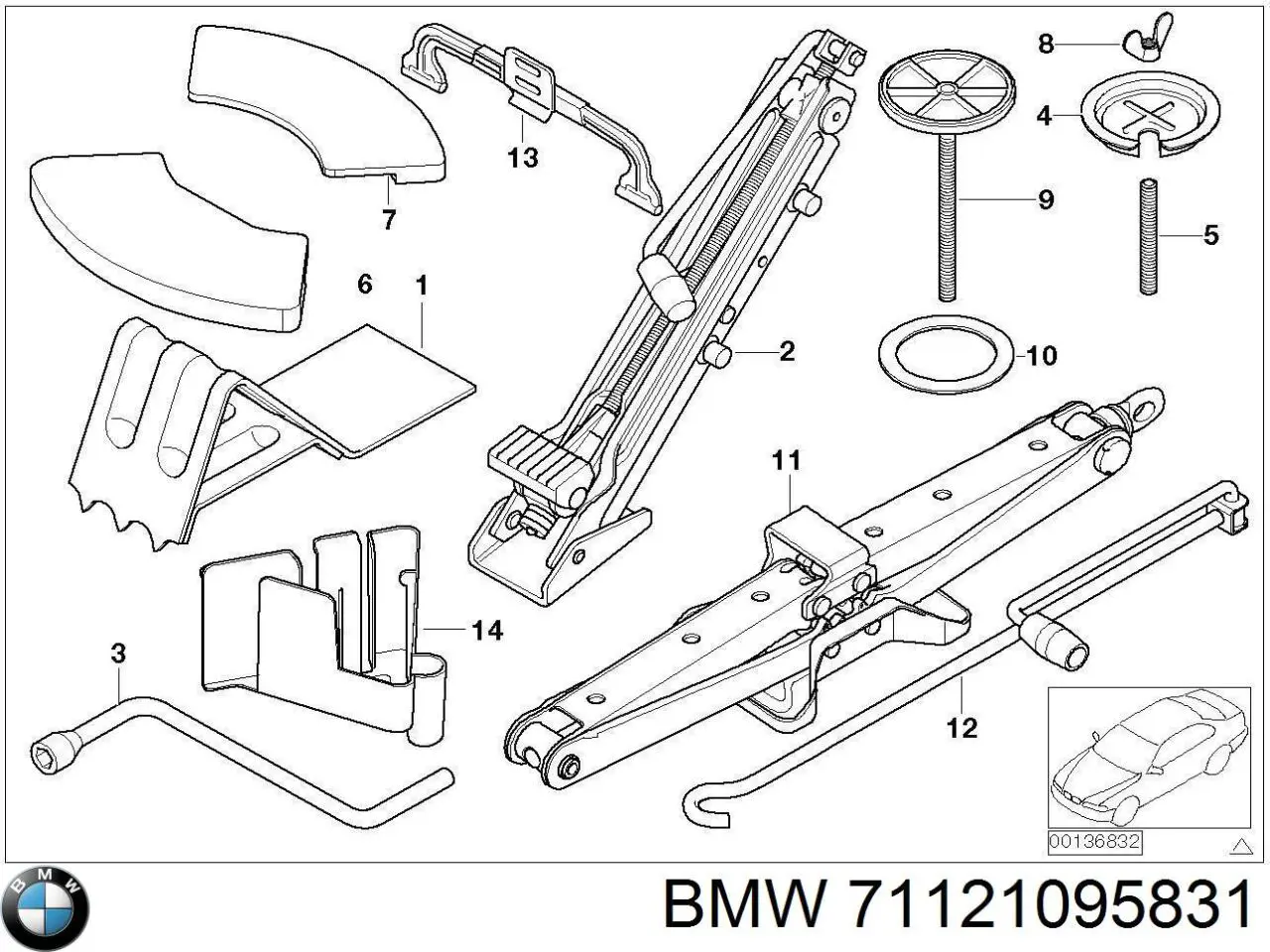 71121095831 BMW 