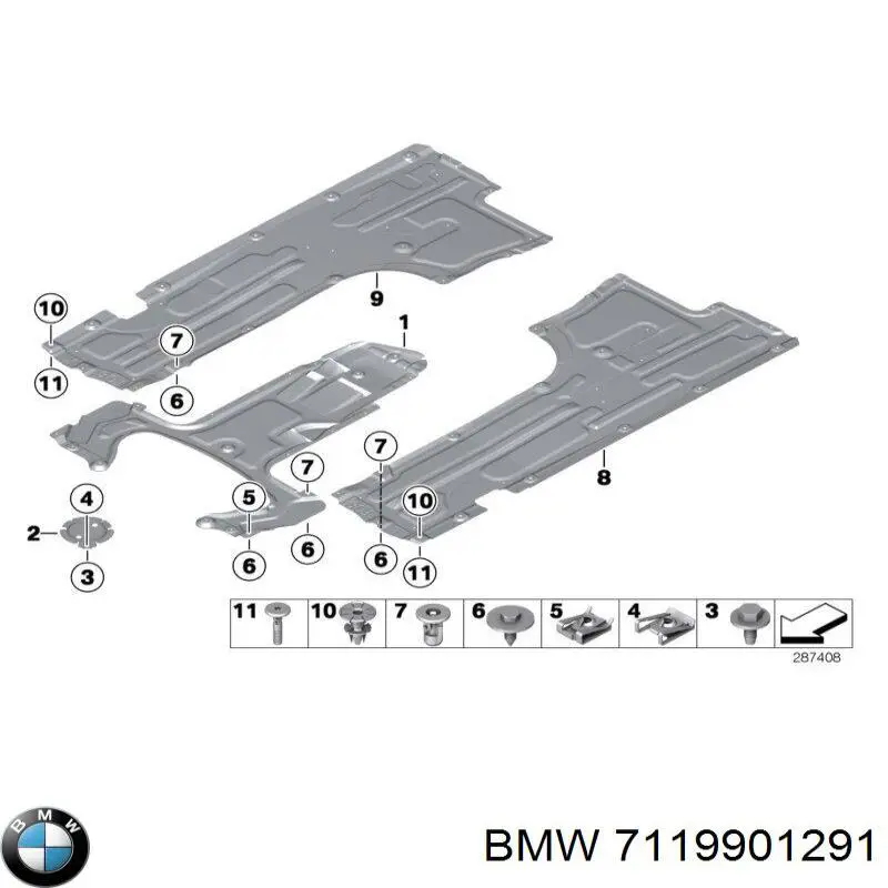 7119901291 BMW 