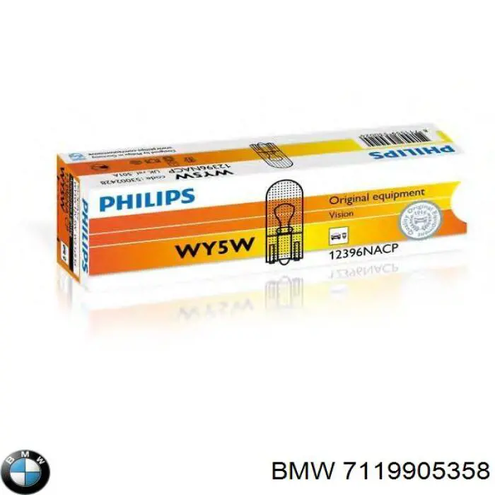 7119905358 BMW Лампочка указателя поворота