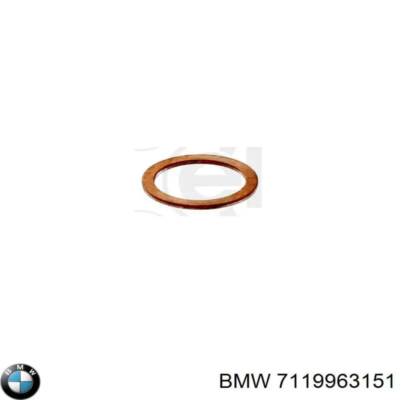 Купить 7119963151 BMW Прокладка пробки поддона двигателя