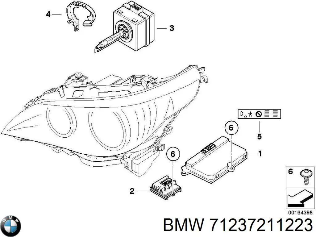  71237211223 BMW